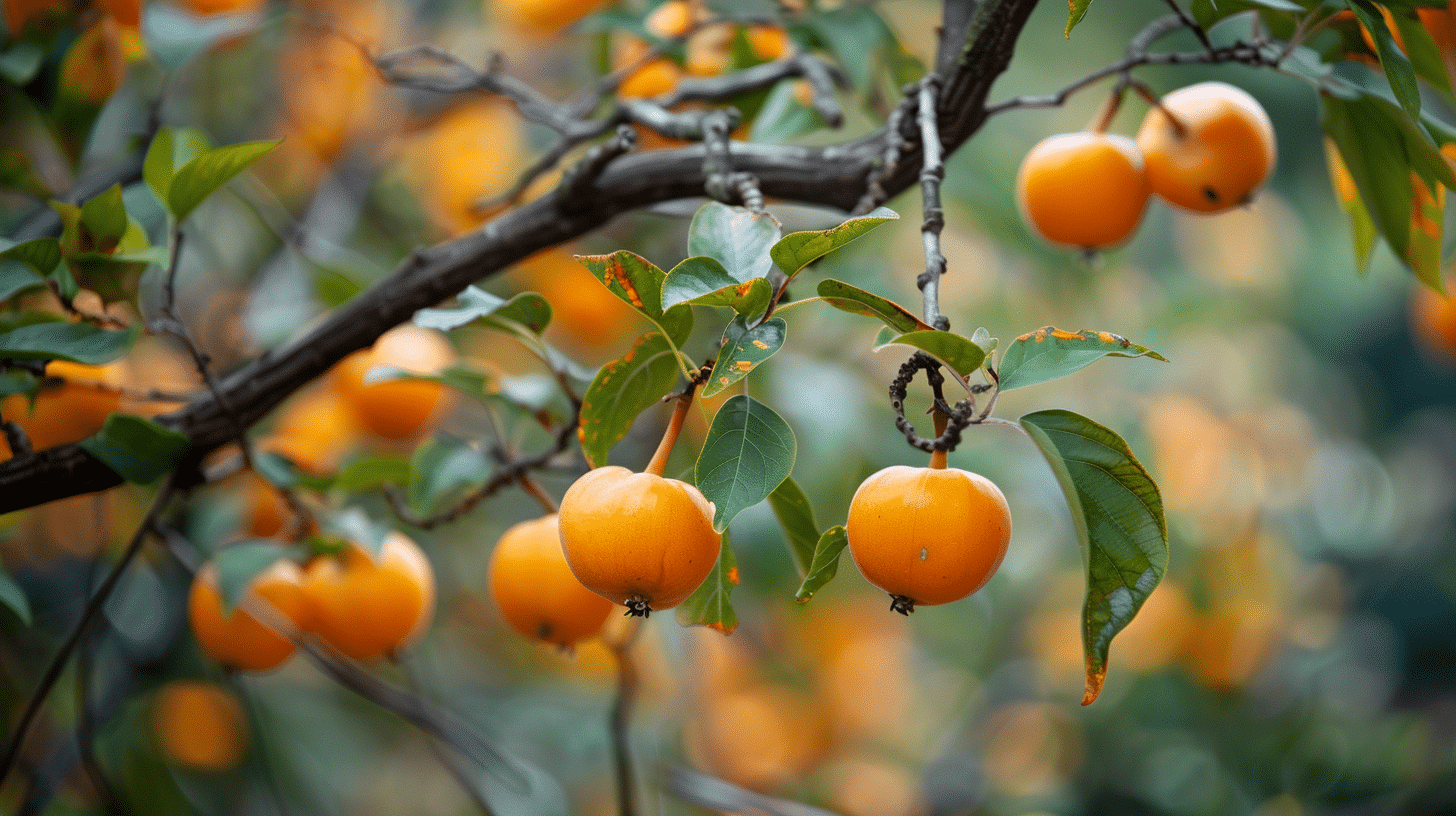 Une arbre plaqueminier bien entretenu